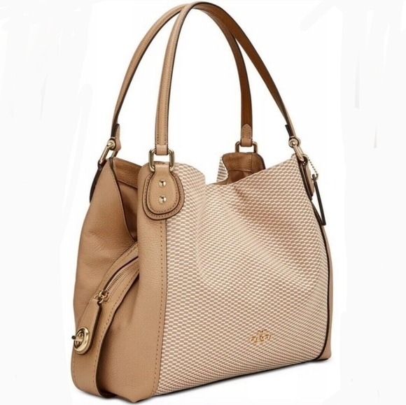 Coach Handbags - COACH Legacy Jacquard Edie 31 Shoulder Bag Tote Hobo Beechwood 28895
